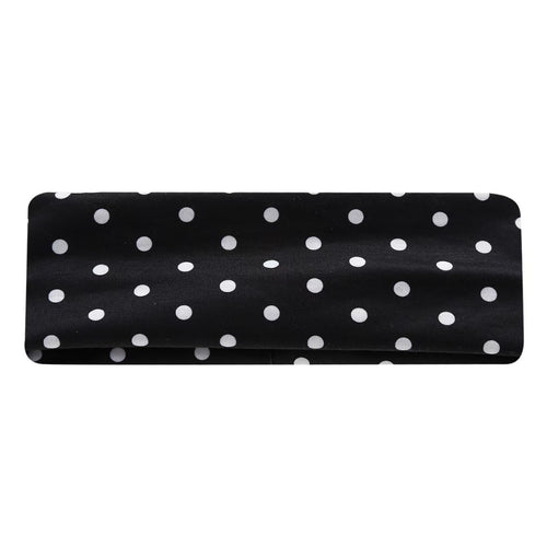 Elastic Sports Headband with Polka Dot Design