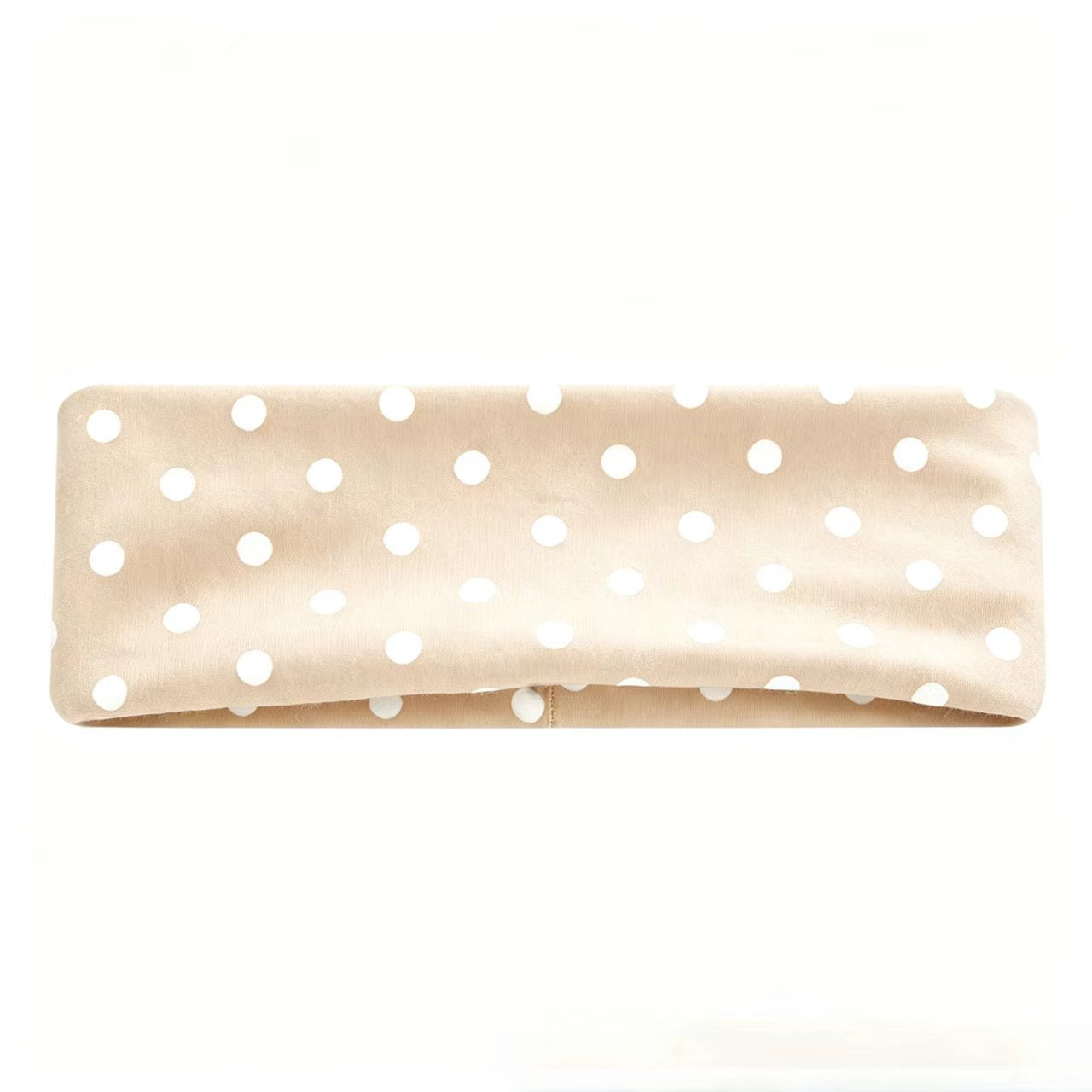 Elastic Sports Headband with Polka Dot Design